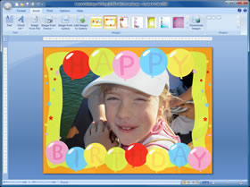 INSERT TEXT, WORDART, SHAPES and IMAGES including clip art and photographs