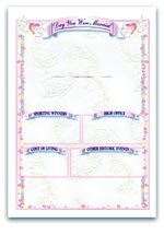 Pink lace-themed frame with delicate dove and ribbon decorations, perfect for romantic or commemorative designs